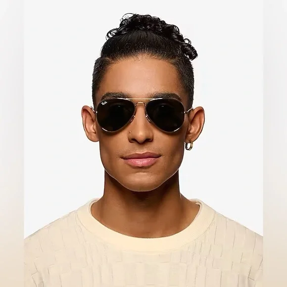 rayban rb3025 aviator large metal gold unisex - Picture 4 of 4